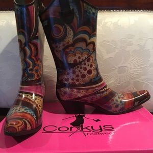 Corkys Footwear Rubber Rainboots (Size 9)